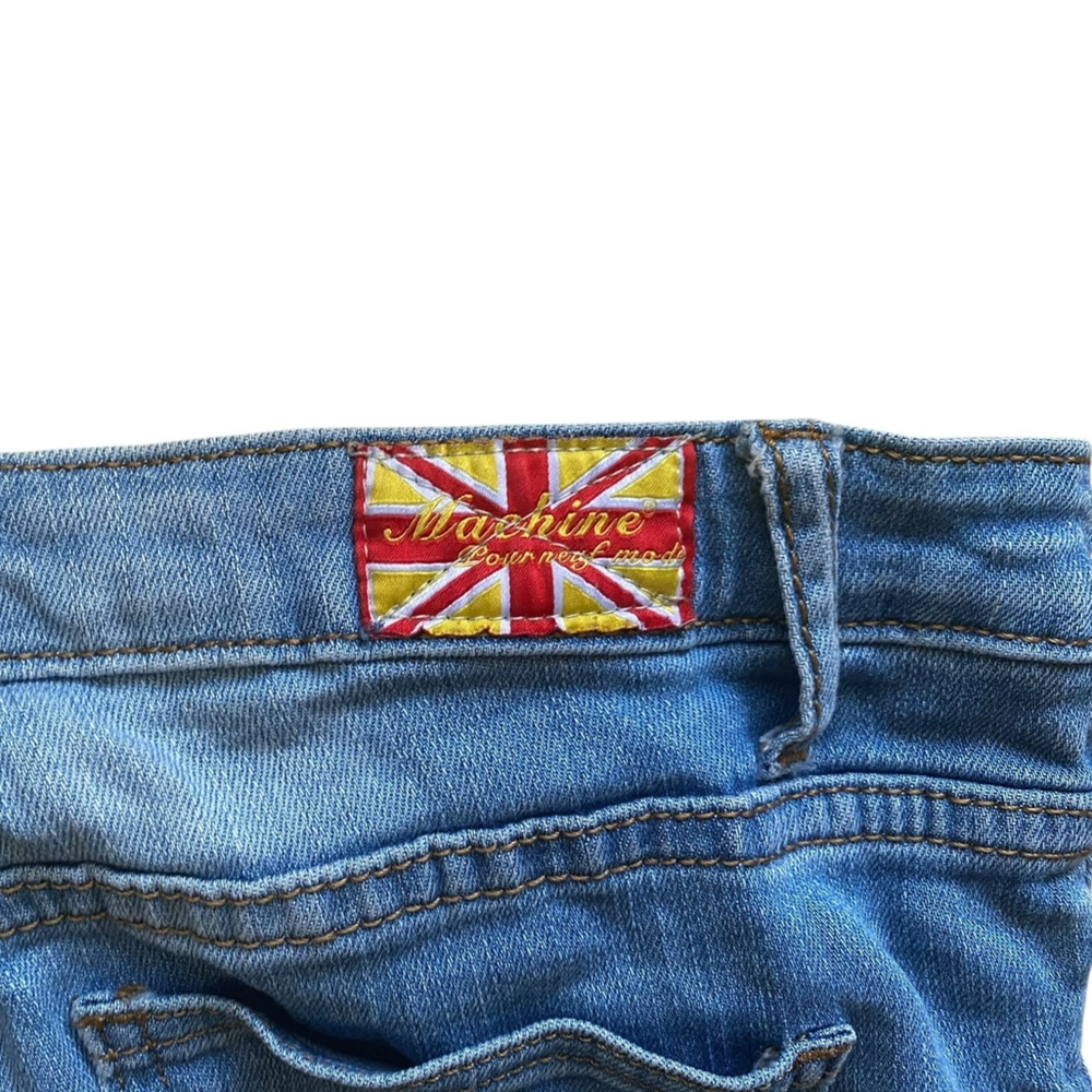 Machine Pour Neuf Ripped Blue Jeans - Picture 6 of 6